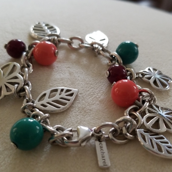 Charm bracelet signed Cacharel, Sterling Silver - Picture 3 of 4